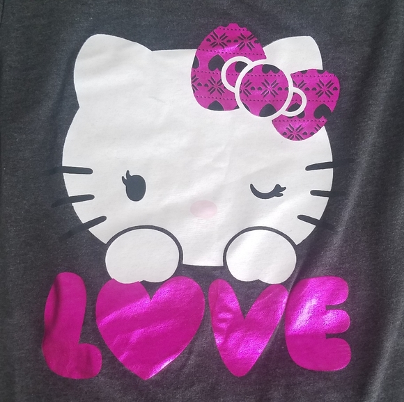 Juniors Hello Kitty Long Sleeved Tee - Med - Picture 4 of 10